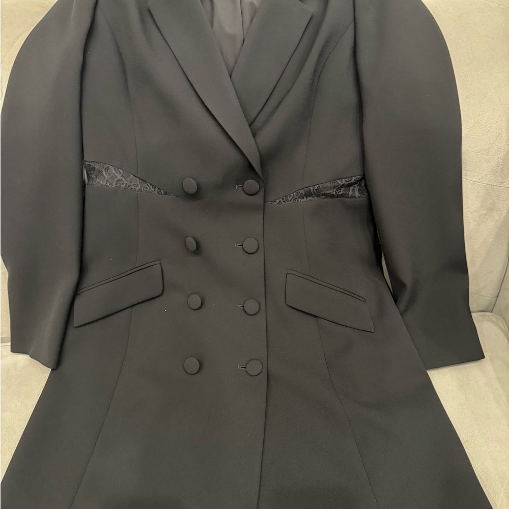 BCBG Black short blazer dress